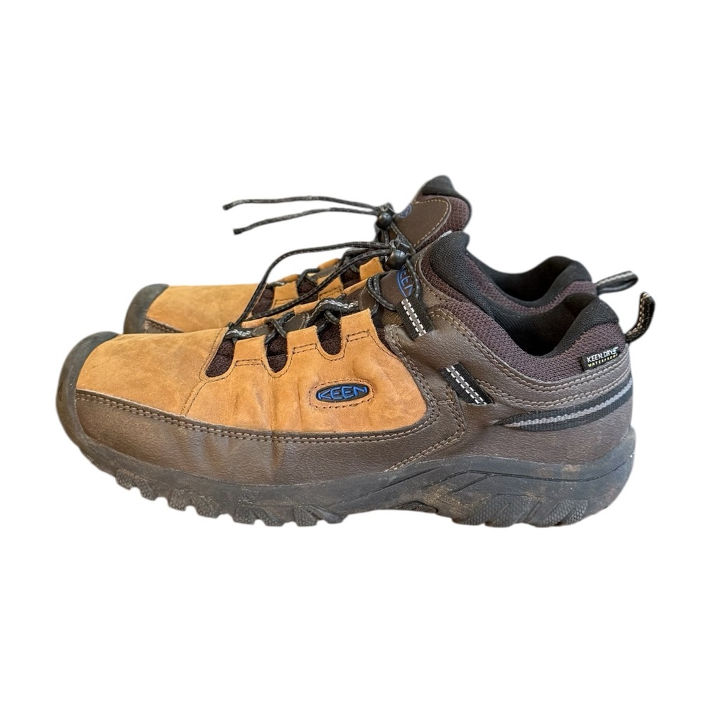 Keen Targhee III WP Low Men’s 7 Women’s 8.5 Bungee Cord Brn Hiking Shoes - Picture 3 of 8